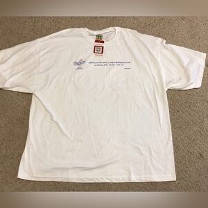 MITCHELL & NESS COOPERSTOWN COLLECTION NWT SZ 4X LA DODGERS GRAPHIC TEE SHIRT